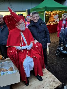 Winterzauber Nikolaus und Bürgermeister