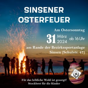 Einladung Osterfeuer 2024