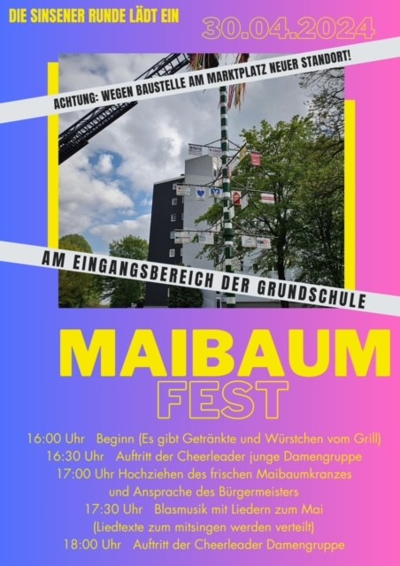 Plakat Maibaumfeier