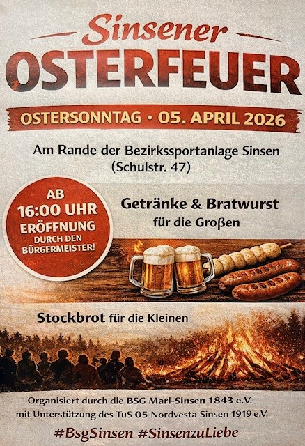 Plakat Osterfeuer 2026